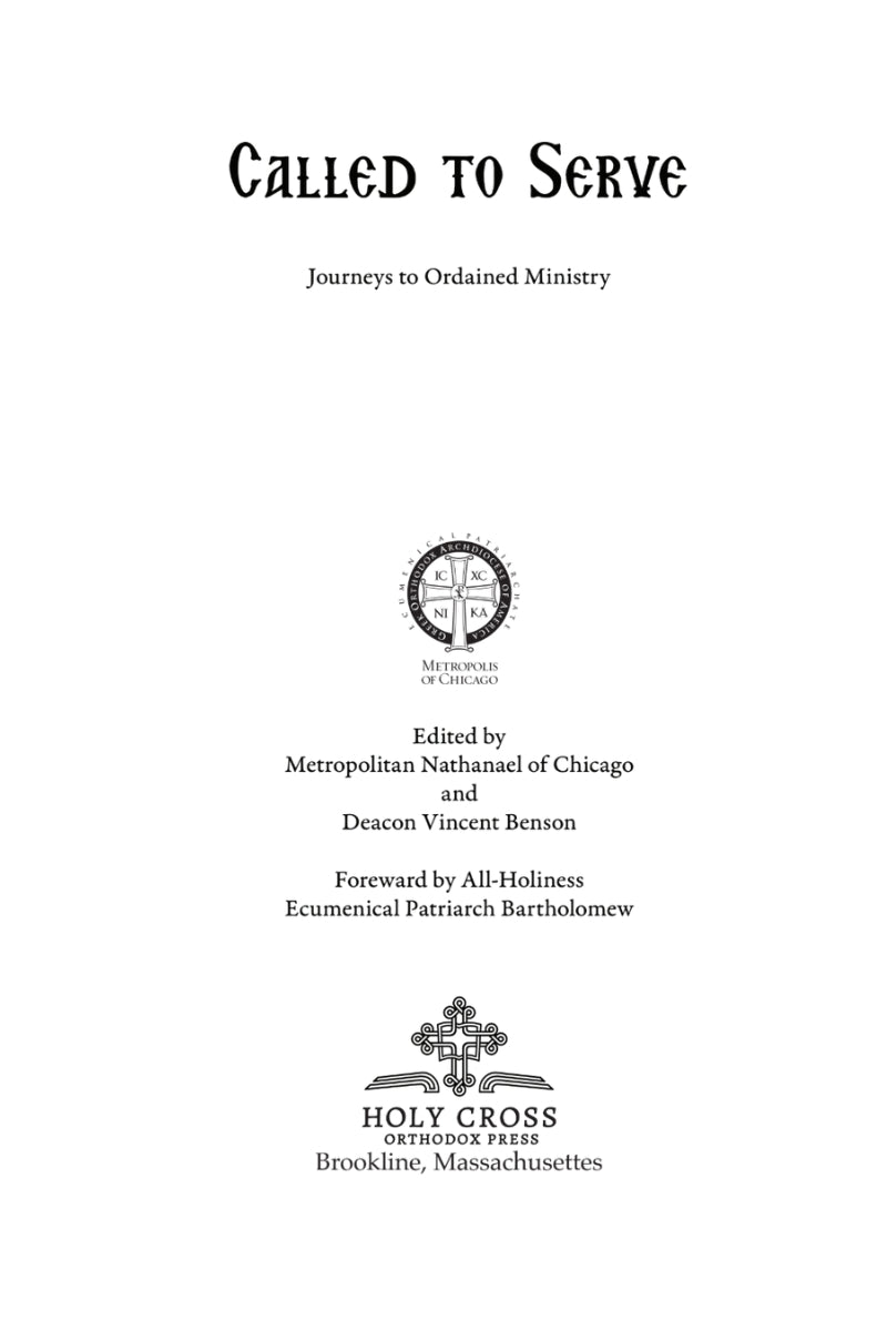 Called to Serve: Journeys to Ordained Ministry