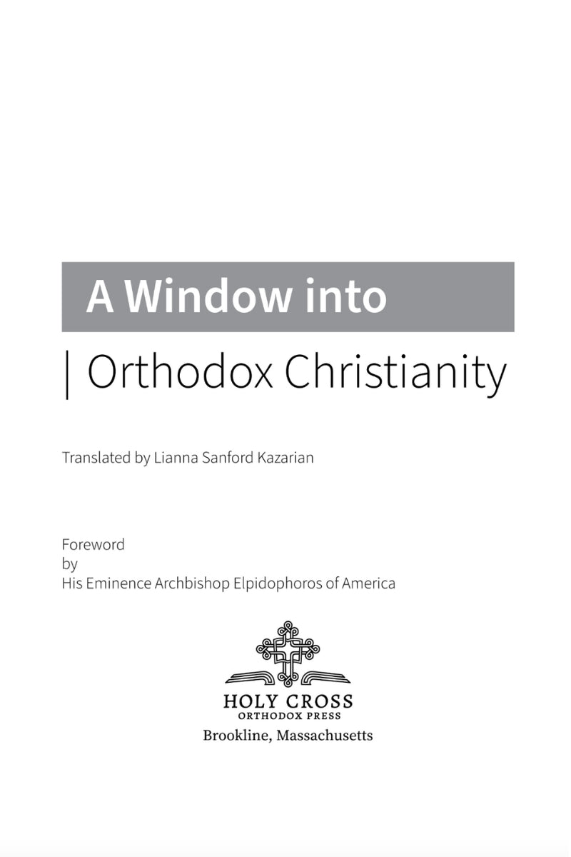 A Window Into Orthodox Christianity