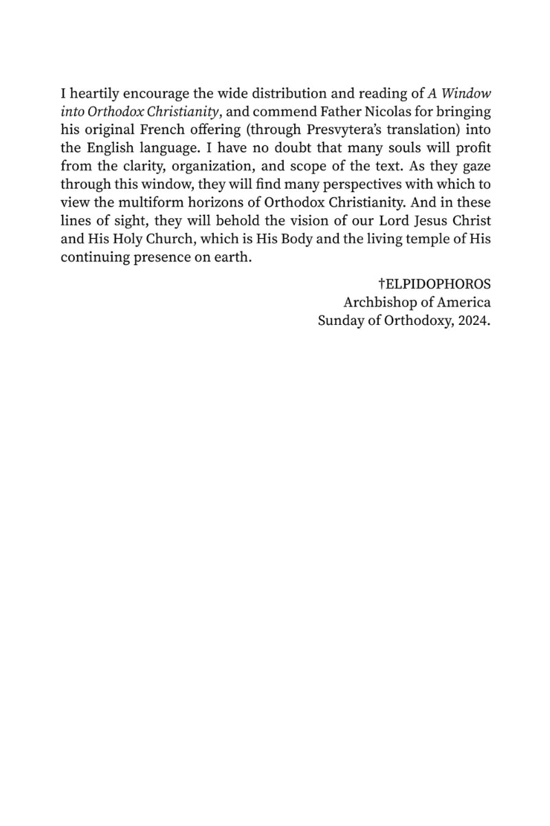 A Window Into Orthodox Christianity