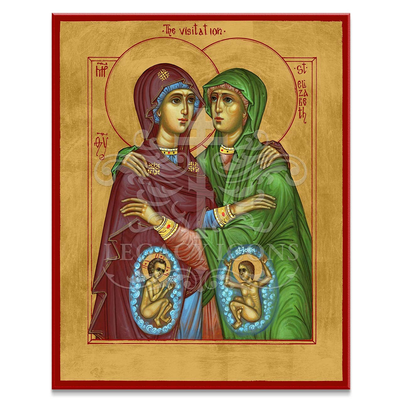 The Visitation of the Theotokos and Saint Elizabeth Icon