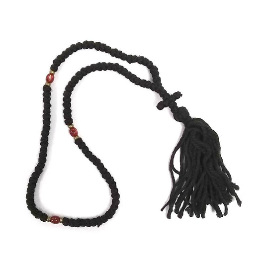 100 Knot Wool Prayer Rope with Tassel