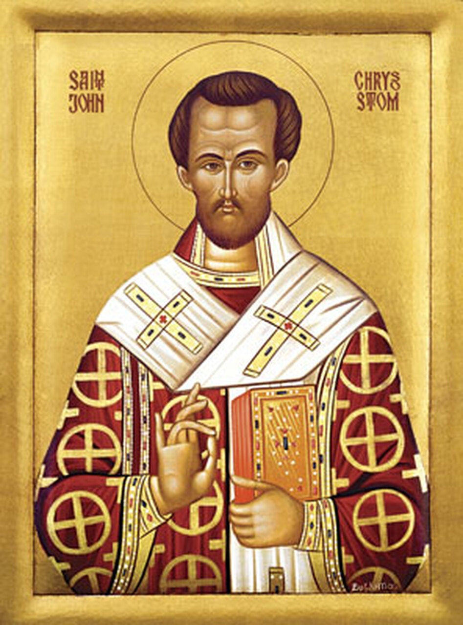 4x6 Icon of St. John Chrysostom - 20th c.