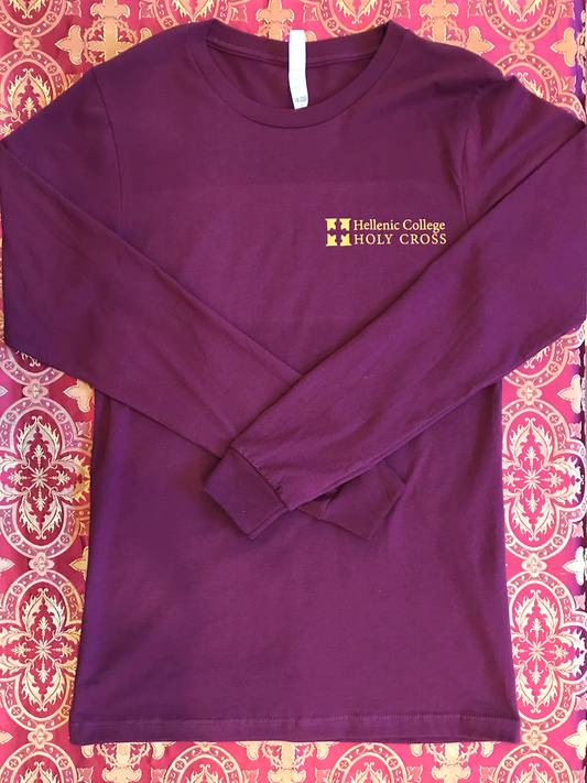 Hellenic College Holy Cross Long Sleeve: Bella + Canvas Long Sleeve Jersey T-shirt
