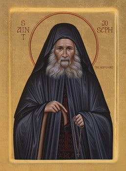 4x6 Icon of St. Joseph the Hesychast - 21st c